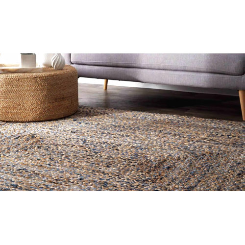 Mistana™ Destrie Handmade Braided Blue/Beige Rug & Reviews Wayfair